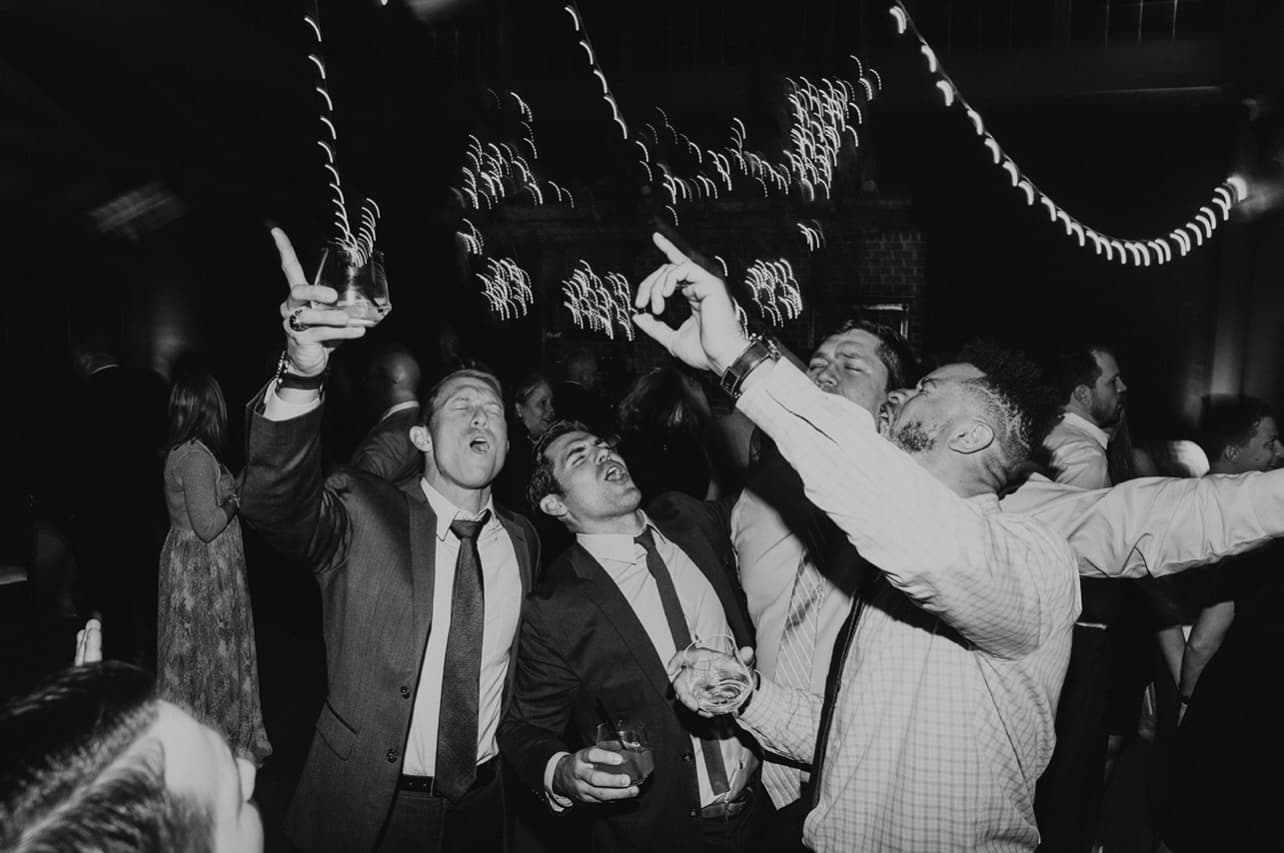 Wedding reception celebration